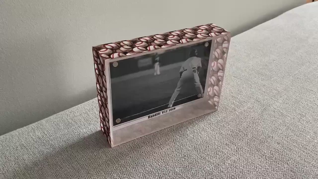 Baseball Custom Photo Frame: Player, Coach, Team Gift, Team Mom, Team Manager, 4x6