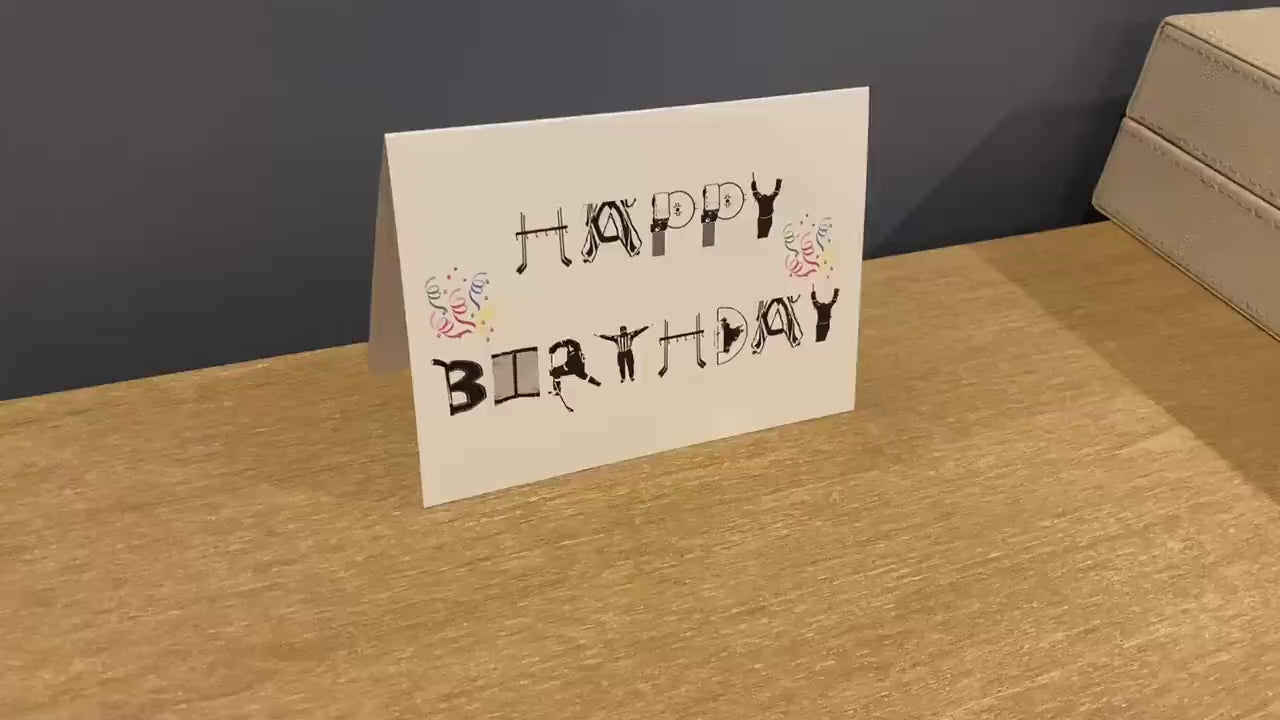 Hockey Birthday Card: Hockey Player Gift