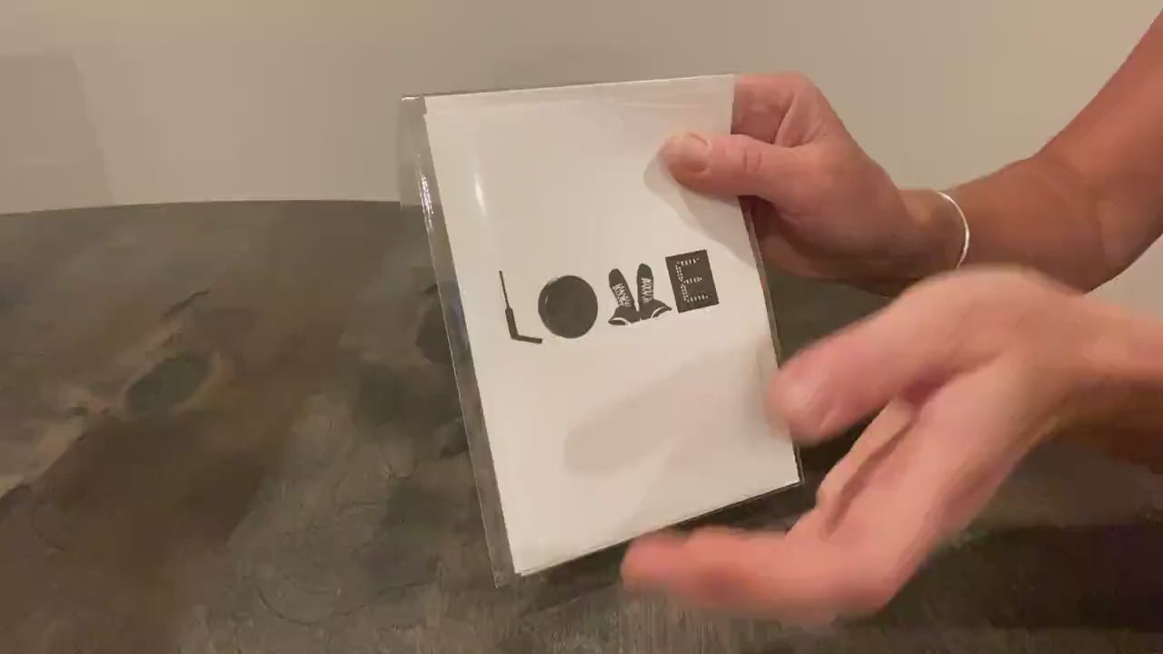 Hockey Greeting Card: LOVE