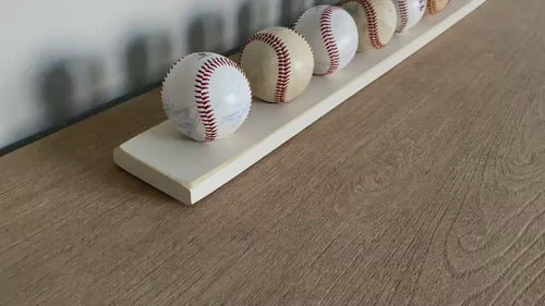 Baseball Display Rack: Baseball Room Decor