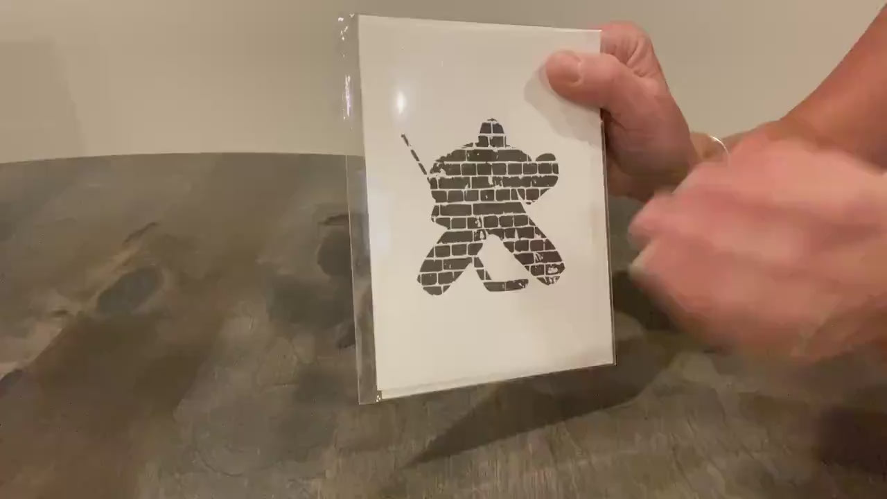 Hockey Goalie Graduation Card: Senior Night Congratulations