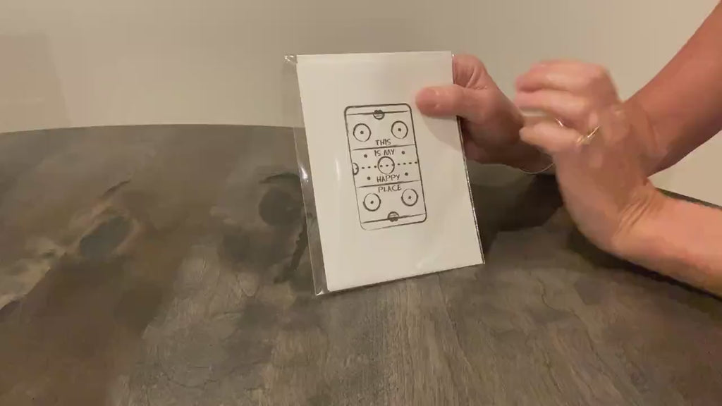 Hockey Greeting Card: Coach, Mom, Birthday Thank You