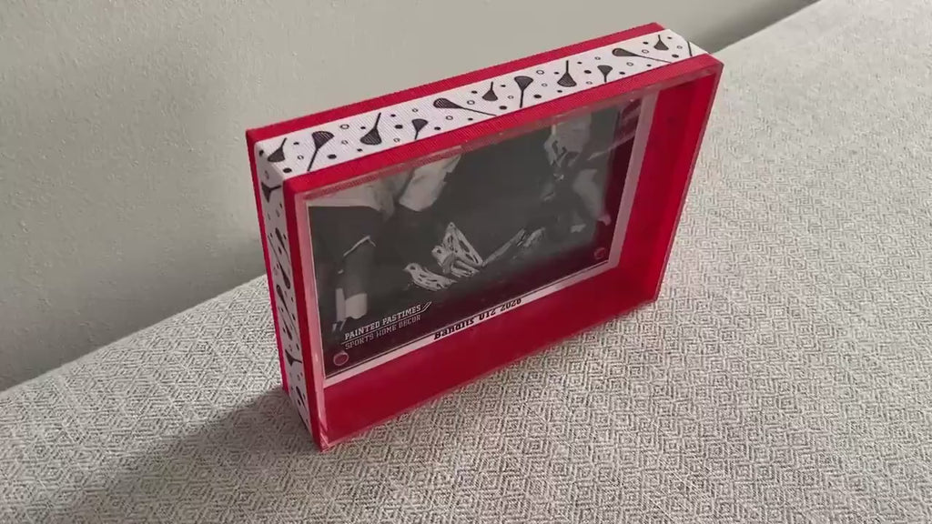 Lacrosse Custom Photo Frame, Team Colors, 4x6