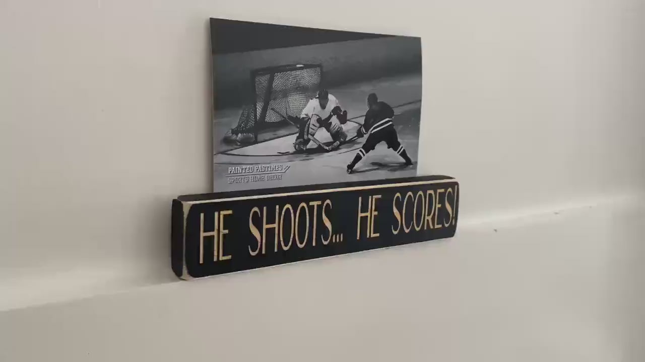 Soccer Photo Display for Boy: Wood Sign, Gift for Soccer Player