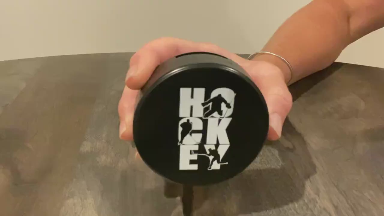 Hockey Puck Coin Bank: Broken Stick Fund, Hockey Gift