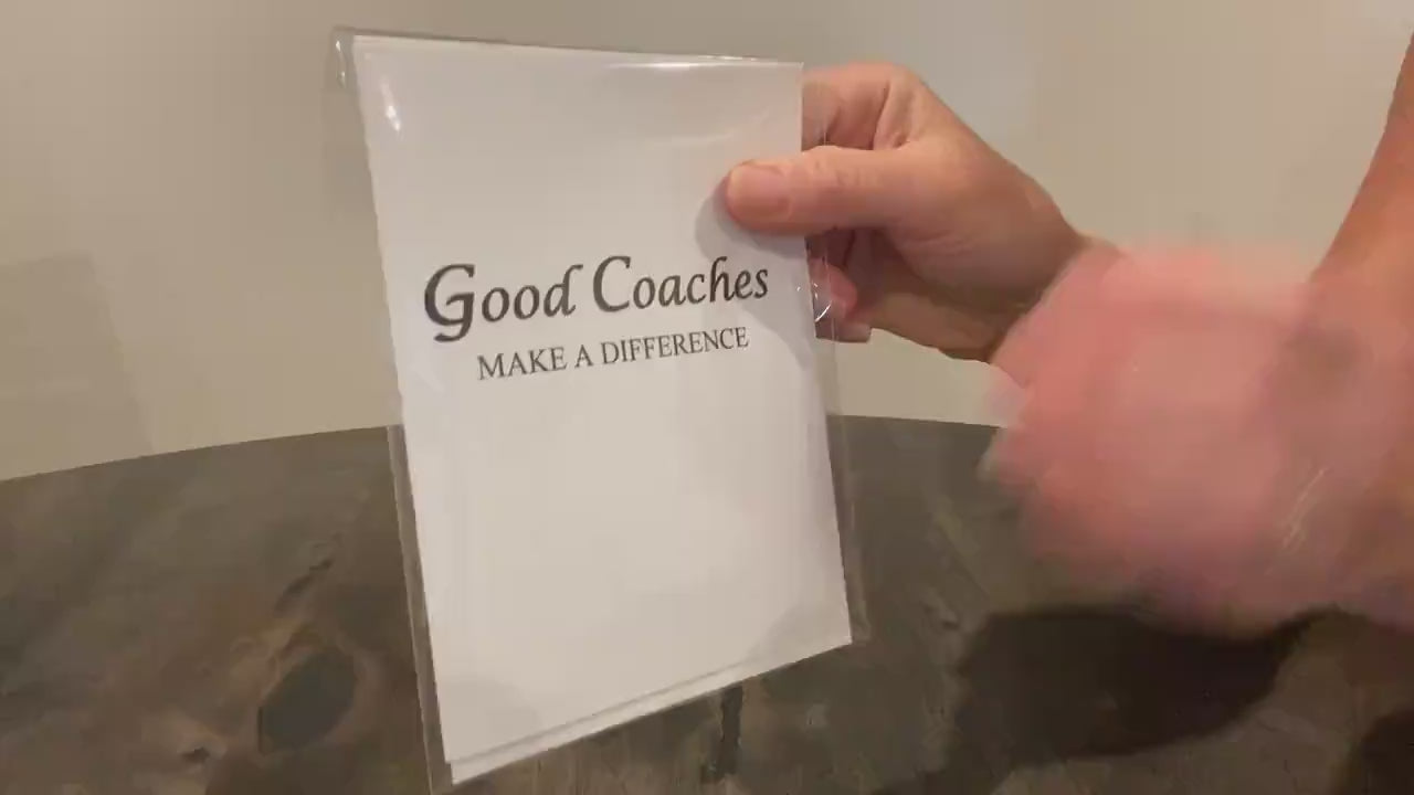 Baseball Coach Thank You Card: End of Season Gift
