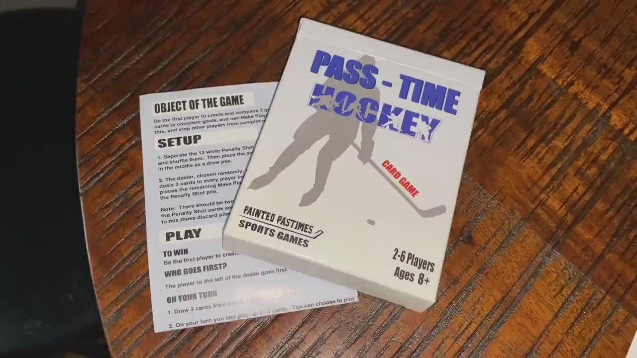 Hockey Card Game: Family Game Night Fun