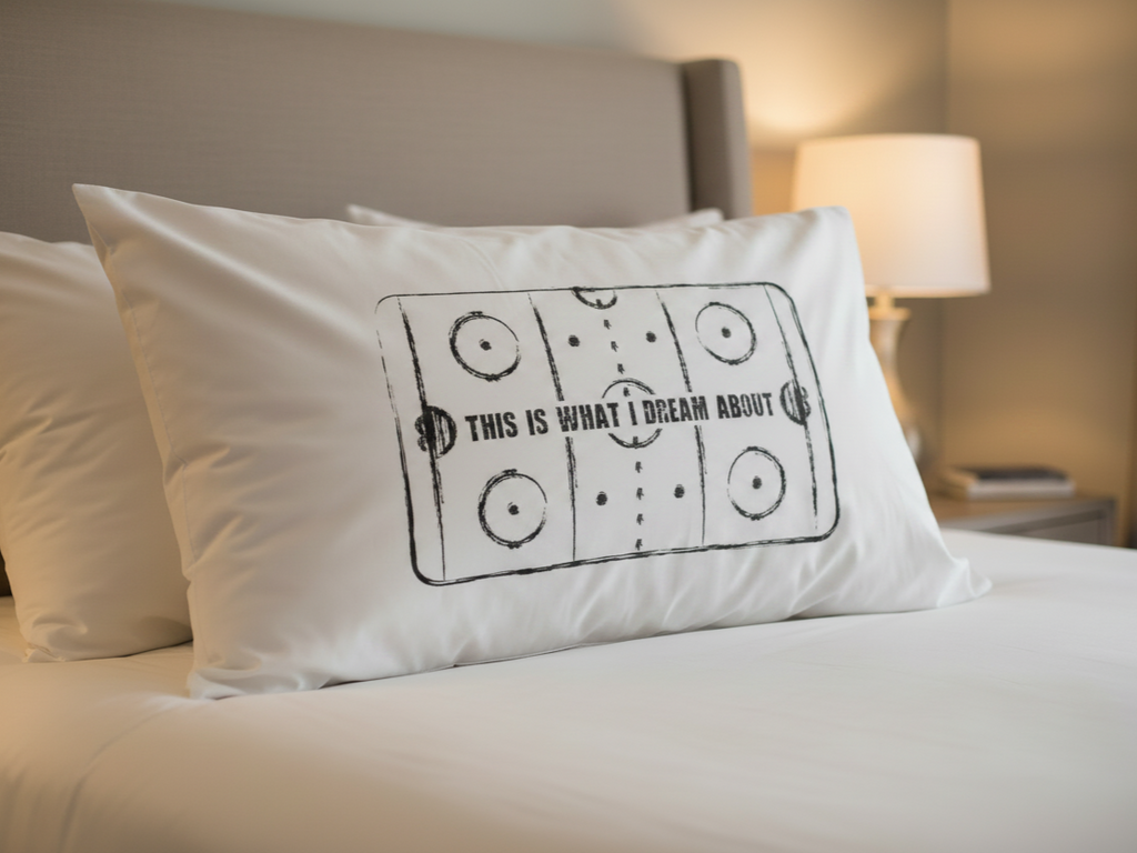 Hockey Pillowcase: Player, Goalie Gift, Room Decor