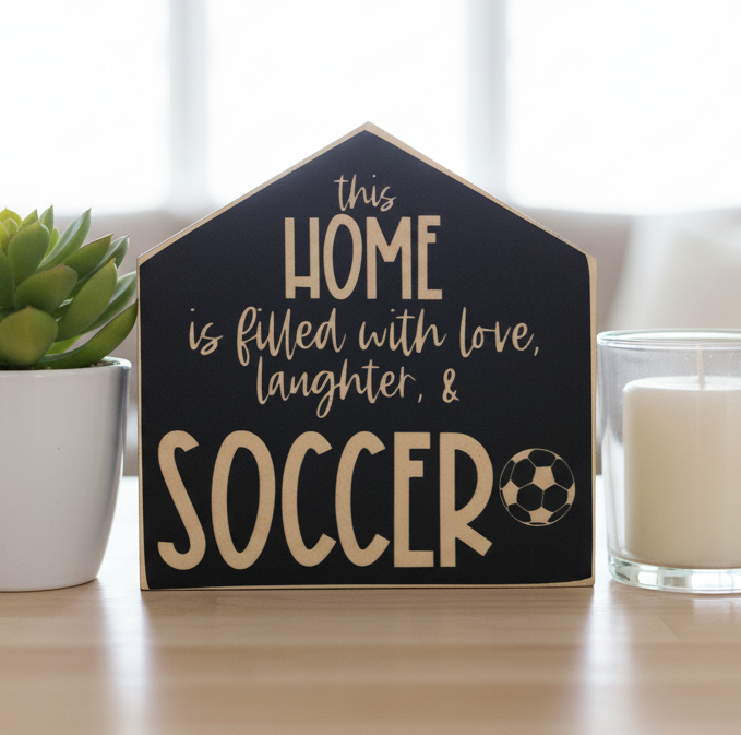 Basketball Home Decor Sign: Gift for Player, Coach, Mom - 6" x 6"