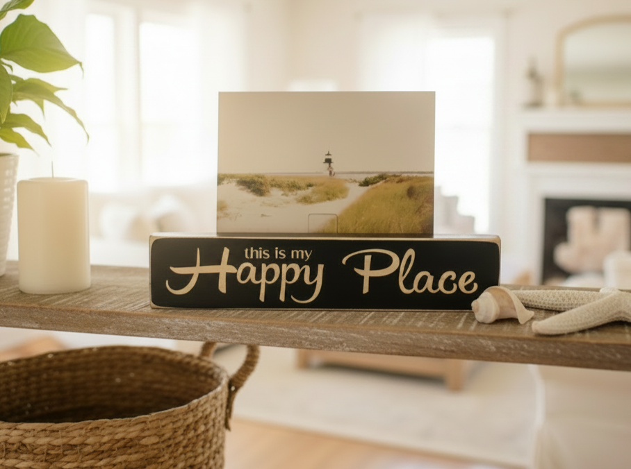 Lacrosse Photo Display Sign: Distressed Wood Frame, Lacrosse Gift