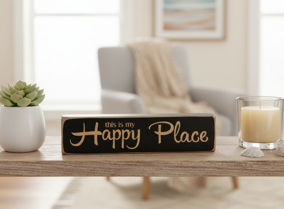 Basketball Photo Display - "Happy Place" Frame